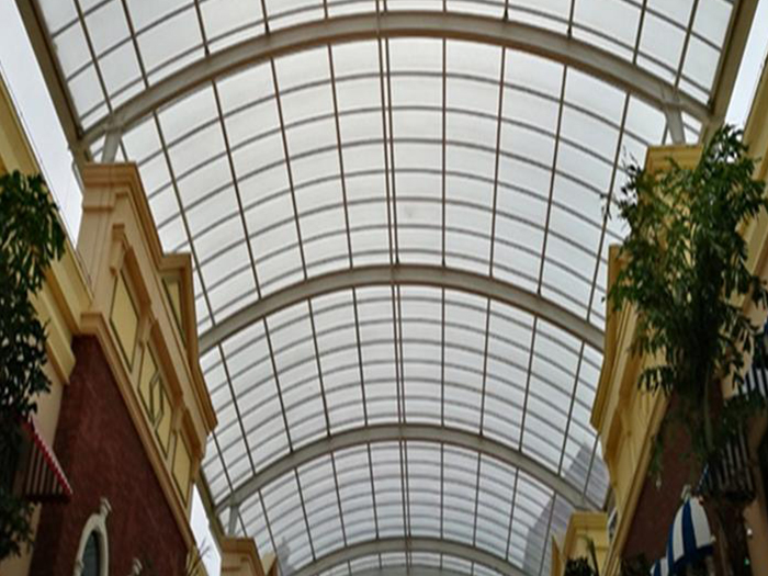 河北区屋面网架顶棚吊装方案